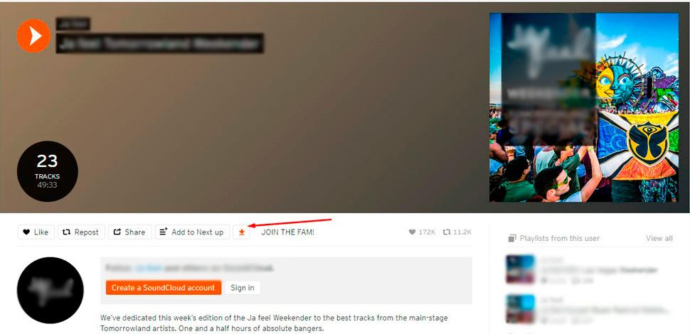 скачать песни Soundcloud